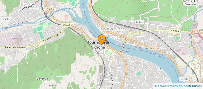 localisation de l'entreprise MONSIEUR KEBIR BENHAMOUDA à TOURNON-SUR-RHONE