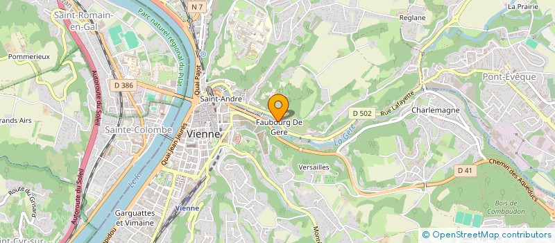 localisation de l'entreprise MONSIEUR KEBIR ZAIRI  VIENNE