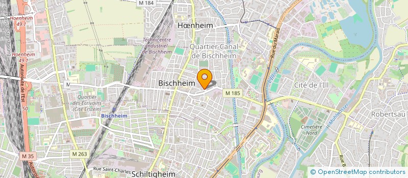 localisation de l'entreprise MONSIEUR KEBIRI BRAHIM à BISCHHEIM