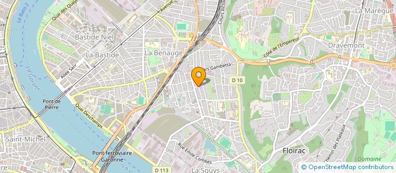 localisation de l'entreprise MONSIEUR KECOTO THIAM  FLOIRAC