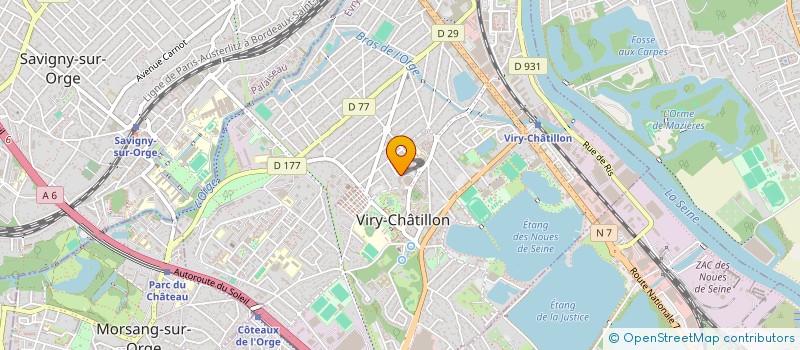 localisation de l'entreprise MONSIEUR KEDA SEHI  VIRY-CHATILLON