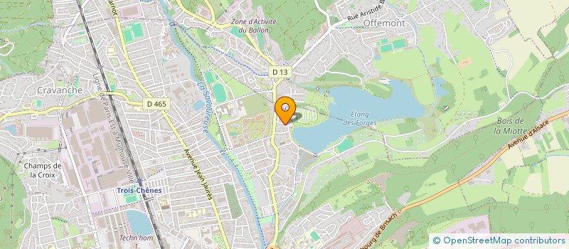 localisation de l'entreprise MONSIEUR KEDAWI BEHALIBI  BELFORT