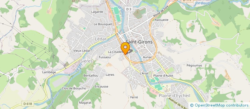 localisation de l'entreprise MONSIEUR KEDI ADEGNON à SAINT-GIRONS