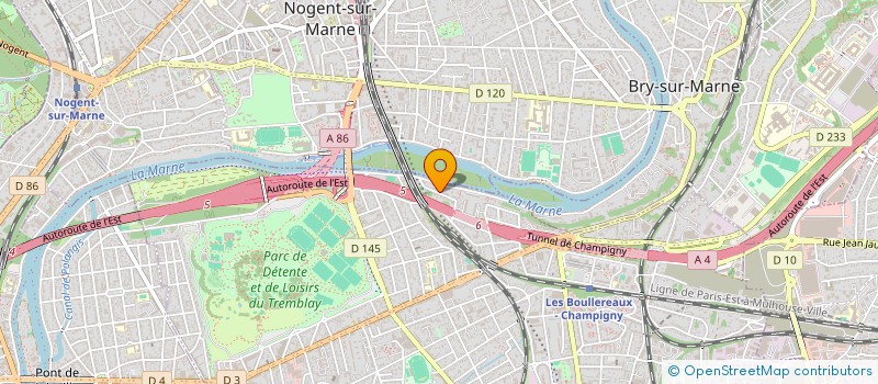 localisation de l'entreprise MONSIEUR KEDI NGAM  CHAMPIGNY-SUR-MARNE