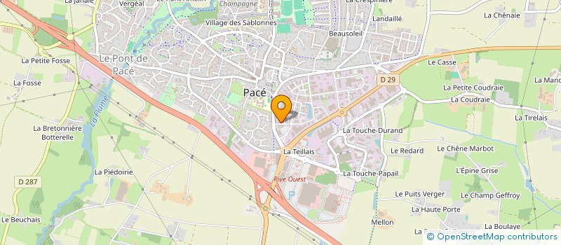 localisation de l'entreprise MONSIEUR KEDJA ESSANIN  PACE