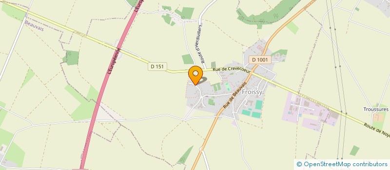 localisation de l'entreprise MONSIEUR KEEGAN DUSSAULX  FROISSY