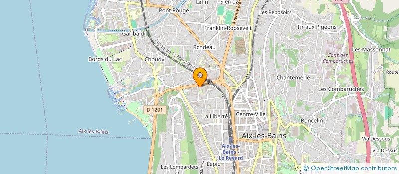 localisation de l'entreprise MONSIEUR KEEGAN NASSIBOU  AIX-LES-BAINS