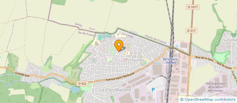 localisation de l'entreprise MONSIEUR KEELARAO ATMARAM  FOSSES