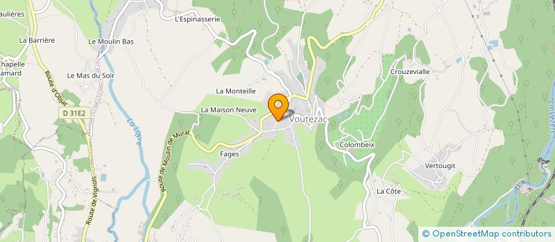 localisation de l'entreprise MONSIEUR KEES PAAUW  VOUTEZAC