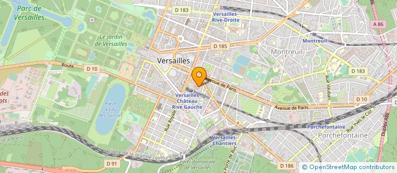 localisation de l'entreprise MONSIEUR KEES VAN DIJK à VERSAILLES