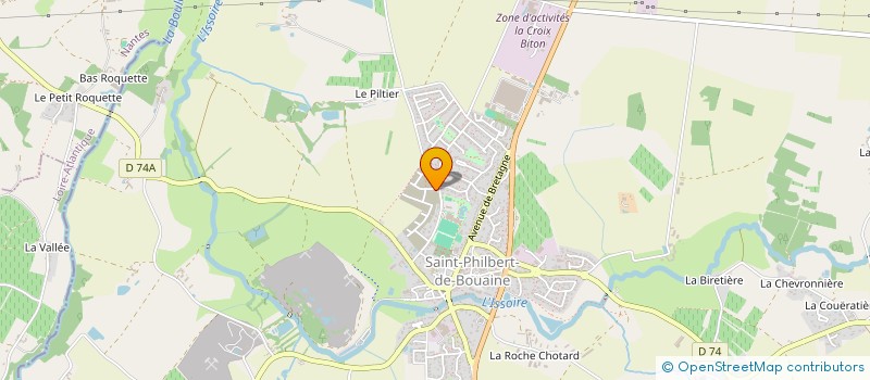 localisation de l'entreprise MONSIEUR KEEVIN BOUCHER à SAINT-PHILBERT-DE-BOUAINE