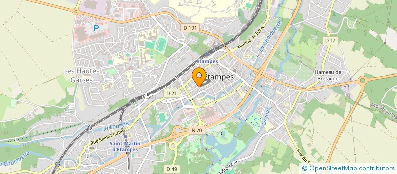 localisation de l'entreprise MONSIEUR KEFAH MOULHEM  ETAMPES