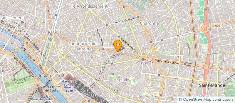 localisation de l'entreprise MONSIEUR KEIKO OKANO  PARIS 11