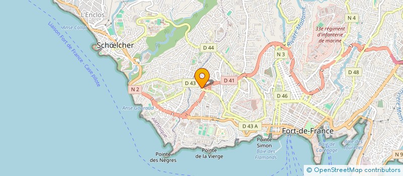 localisation de l'entreprise MONSIEUR KEILLY PINTO à FORT-DE-FRANCE