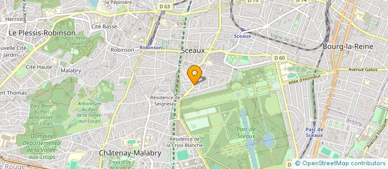 localisation de l'entreprise MONSIEUR KEIMO ZERHAT à SCEAUX