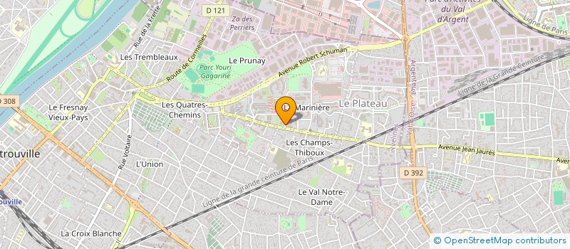 localisation de l'entreprise MONSIEUR KEINNY RICHARDSON  SARTROUVILLE