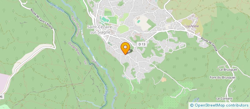 localisation de l'entreprise MONSIEUR KEIR-EDDINE ACHOUR à SAINT-CEZAIRE-SUR-SIAGNE