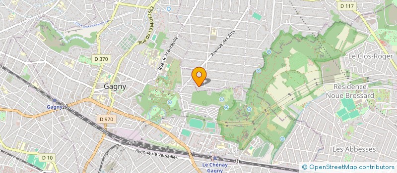 localisation de l'entreprise MONSIEUR KEITA NIANG  MONTFERMEIL