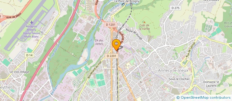 localisation de l'entreprise MONSIEUR KEITH ALLEN à ANNECY