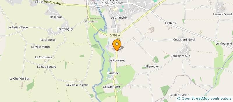 localisation de l'entreprise MONSIEUR KEITH ANTHONY  LA TRINITE-PORHOET