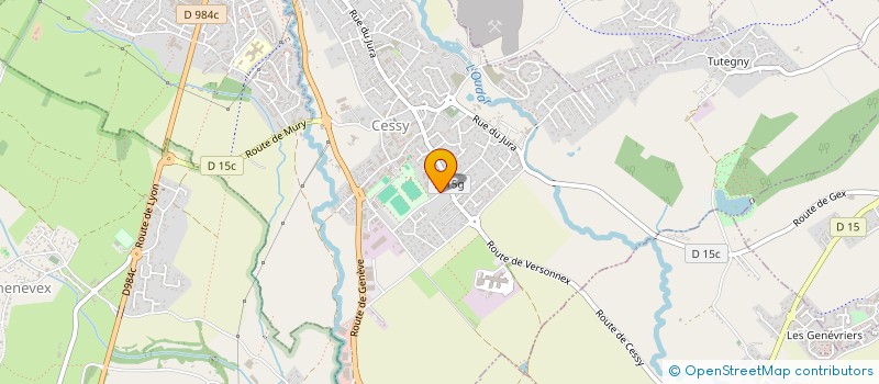 localisation de l'entreprise MONSIEUR KEITH BAXTER  CESSY