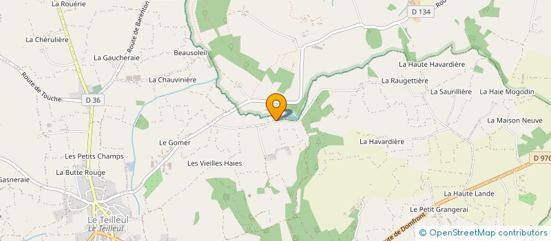 localisation de l'entreprise MONSIEUR KEITH BRADFORD  LE TEILLEUL