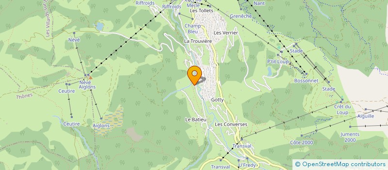 localisation de l'entreprise MONSIEUR KEITH DIVER à LA CLUSAZ