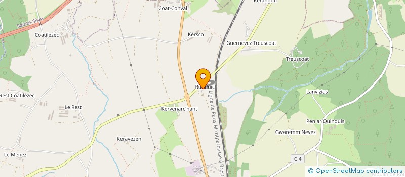 localisation de l'entreprise MONSIEUR KEITH ELLIS TWIGGER  PLEYBER-CHRIST