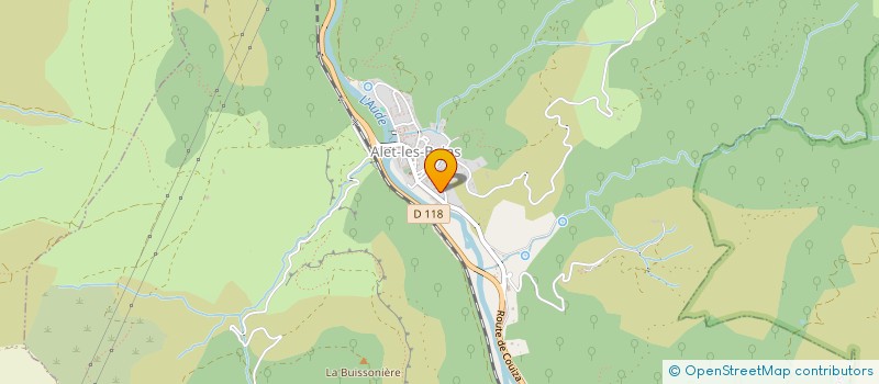 localisation de l'entreprise MONSIEUR KEITH FAIRHURST  ALET-LES-BAINS