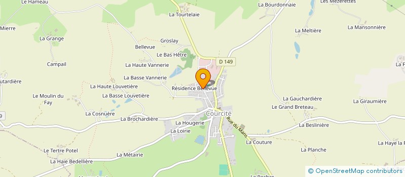 localisation de l'entreprise MONSIEUR KEITH FULKER  COURCITE