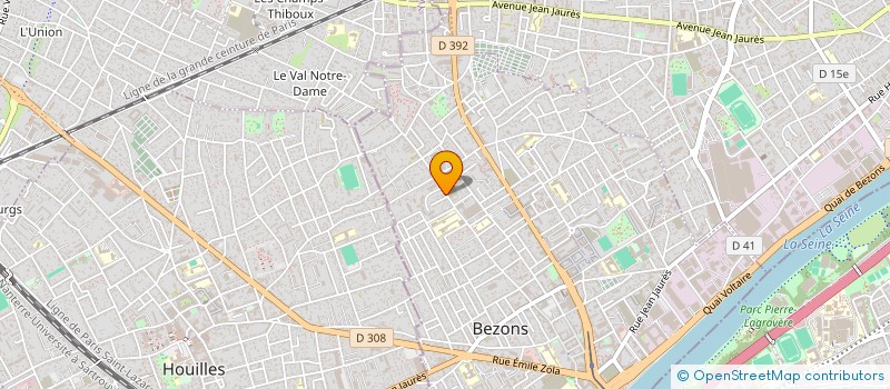 localisation de l'entreprise MONSIEUR KEITH MALLARI  BEZONS