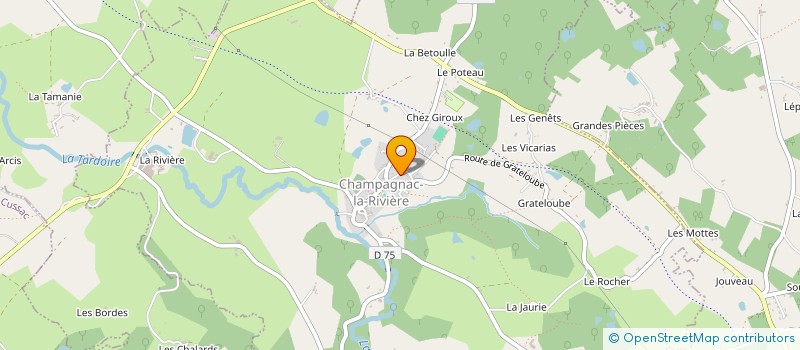 localisation de l'entreprise MONSIEUR KEITH MAYNARD à CHAMPAGNAC-LA-RIVIERE
