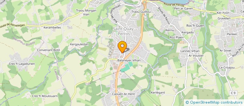 localisation de l'entreprise MONSIEUR KELETIGUI KANOUTE  SAINT-QUAY-PERROS
