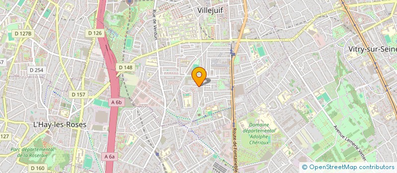 localisation de l'entreprise MONSIEUR KELI GBADAGBA  VILLEJUIF