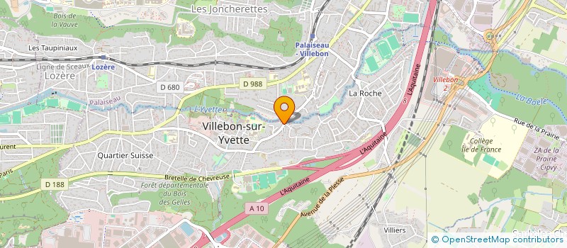 localisation de l'entreprise MONSIEUR KELIAN CHAPOUTOT  VILLEBON-SUR-YVETTE