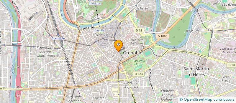 localisation de l'entreprise MONSIEUR KELIAN CORNEBIZE à GRENOBLE