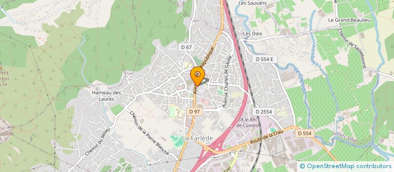 localisation de l'entreprise MONSIEUR KELIAN DARTIGEAS à LA FARLEDE