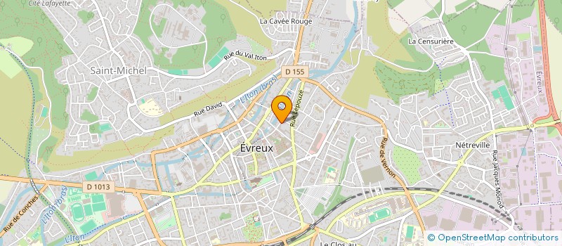 localisation de l'entreprise MONSIEUR KELIAN LE PON  EVREUX