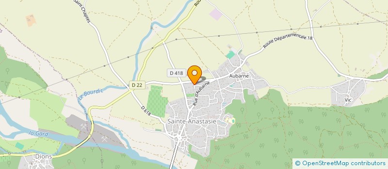 localisation de l'entreprise MONSIEUR KELIAN MORENO  SAINTE-ANASTASIE