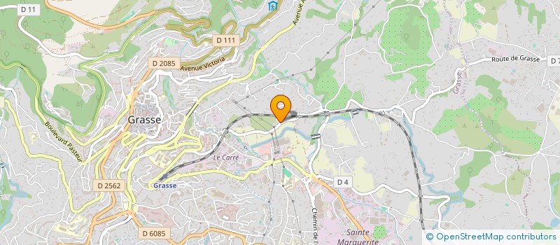 localisation de l'entreprise MONSIEUR KELIAN TARDIEU  GRASSE