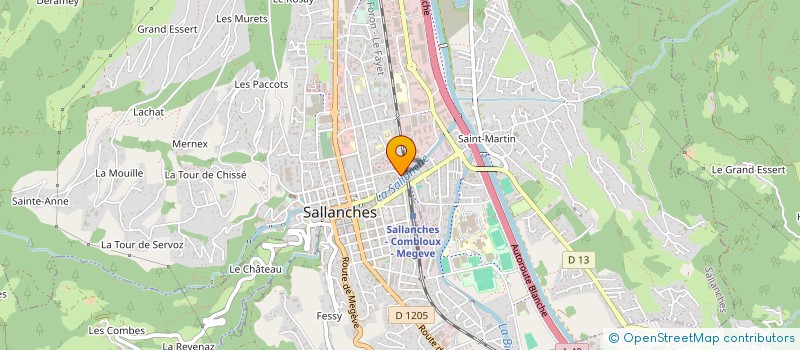 localisation de l'entreprise MONSIEUR KELIAN WILSSER  SALLANCHES