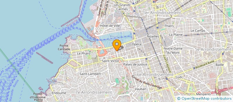 localisation de l'entreprise MONSIEUR KELIANE METOURI à MARSEILLE