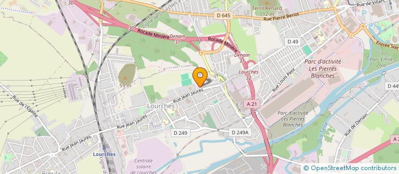 localisation de l'entreprise MONSIEUR KELLIAN BAUDEN  LOURCHES