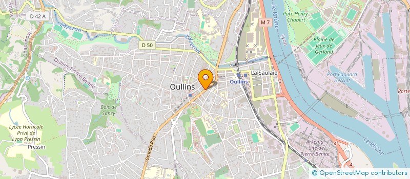 localisation de l'entreprise MONSIEUR KELLIAN COSTA  OULLINS-PIERRE-BENITE