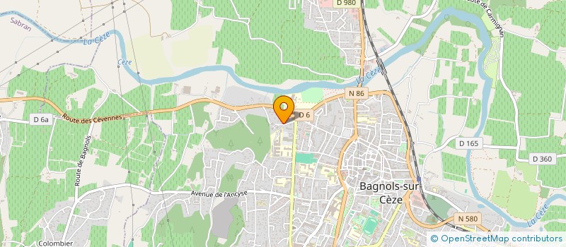 localisation de l'entreprise MONSIEUR KELLIAN DUMUR  BAGNOLS-SUR-CEZE