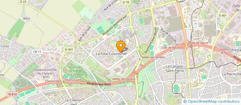 localisation de l'entreprise MONSIEUR KELLIAN FLEUTRY à CAEN