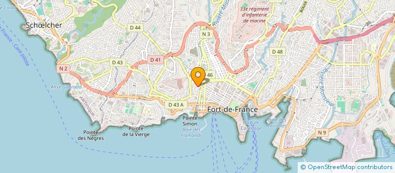 localisation de l'entreprise MONSIEUR KELLIAN FORTUNA à FORT-DE-FRANCE