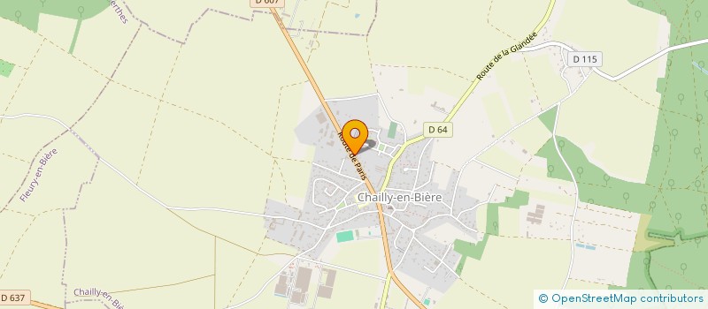 localisation de l'entreprise MONSIEUR KELLIAN VAN KERCKVOORDE  CHAILLY-EN-BIERE