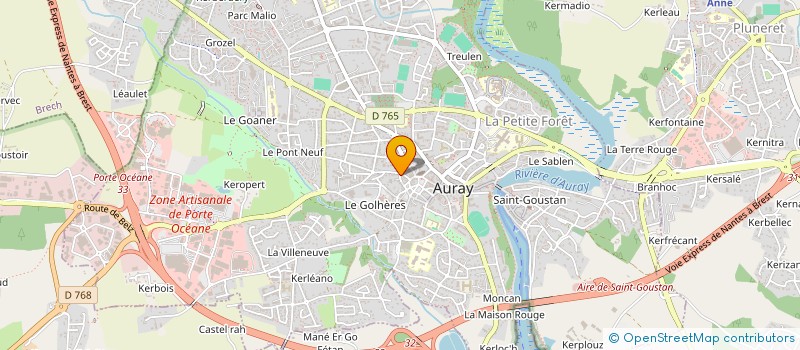 localisation de l'entreprise MONSIEUR KELLIG LE BIHAN à AURAY