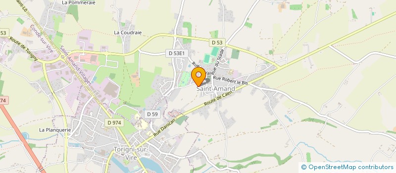 localisation de l'entreprise MONSIEUR KELLIS LE LOUER  SAINT-AMAND-VILLAGES